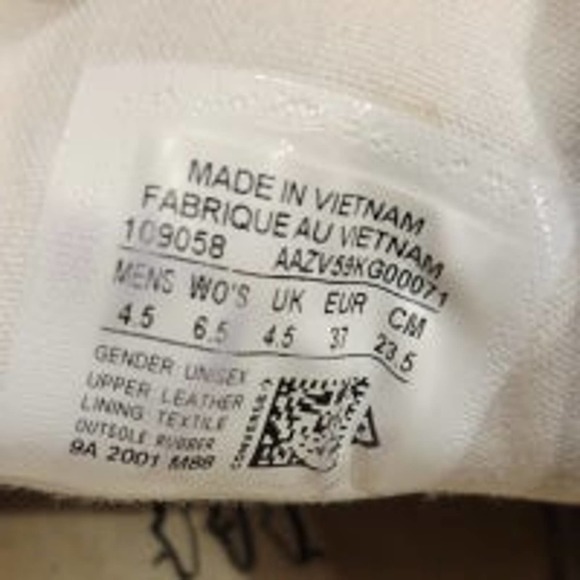 Converse All star white low top leather womens 6.5 - Picture 7 of 8